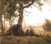Albert Bierstadt Guerilla Warfare oil on canvas
